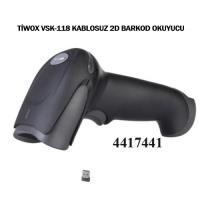 TAZGA TSC-118 USB KABLOSUZ 2D BARKOD OKUYUCU